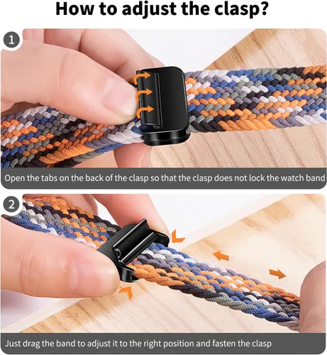 Miniatura 7 de Qimela Correa deportiva compatible con correas de Apple Watch de 1.49, 1.57, 1.61, 1.65, 1.73, 1.77 pulgadas, 1.77 pulgadas, 1.77 pulgadas, correa
