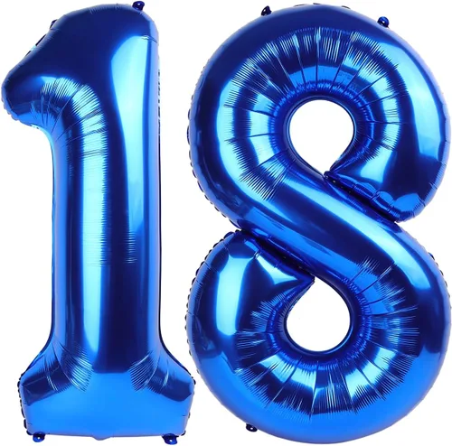 Miniatura 153 de Globo de cumpleaños número 4 dorado de 40 pulgadas, globos gigantes del número cuatro 14 24 34 40 44 2024, globos grandes de lámina de mylar para Oro