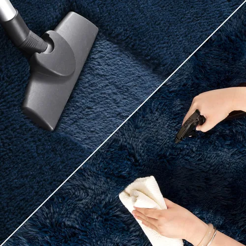 Miniatura 5 de Nuttumico Alfombras de pasillo suaves de 2x4 pies para dormitorio, sala de estar, alfombra mullida de felpa, alfombra antideslizante para habitación