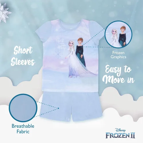 Miniatura 5 de Disney - Pijamas de algodón ajustados para niña de Frozen