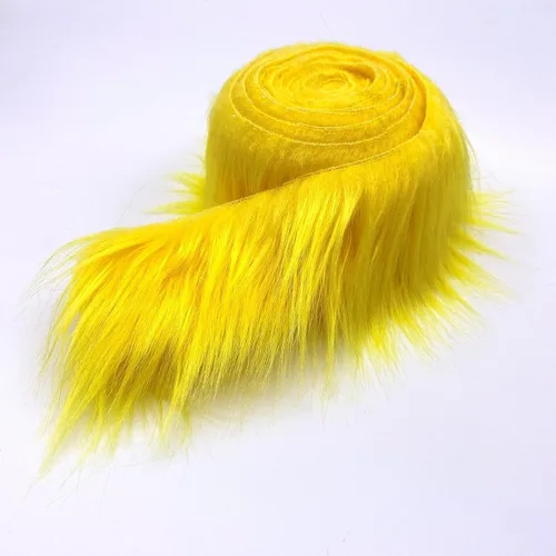 Miniatura 14 de Ice Fabrics Craft - Rollos precortados de tela de piel sintética, tiras de tela mohair de 2 x 60 pulgadas, súper suaves y mullidos, perfectos