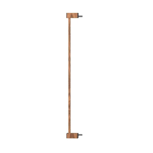 BABELIO Extensión de puerta de metal para bebés con patrón de madera, puerta extra ancha para mascotas de 2.75 pulgadas para escaleras y puertas,