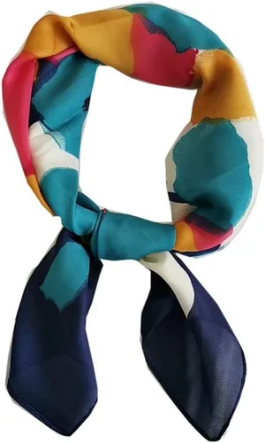 Miniatura 245 de FONYVE - Pañuelo de satén sedoso de tamaño mediano para mujer, cuadrado, 27.5 x 27.5 pulgadas