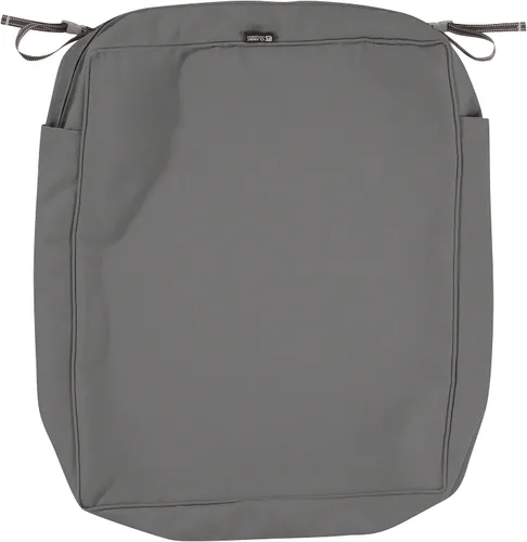 Miniatura 17 de Classic Accessories Montlake - Funda deslizante para cojín de asiento rectangular resistente al agua de 21 x 19 x 5 pulgadas para exteriores, funda