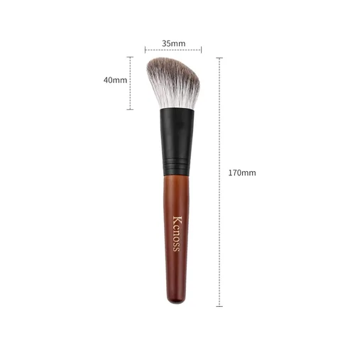 Miniatura 7 de Brocha de contorno para brochas de maquillaje facial en polvo, contorno y definición, perfecto para polvo de contorno, rubor, bronceador