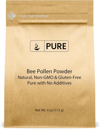 Miniatura 6 de PURE ORIGINAL INGREDIENTS Polvo de polen de abeja, 1 libra, sin rellenos, suplemento sin diluir