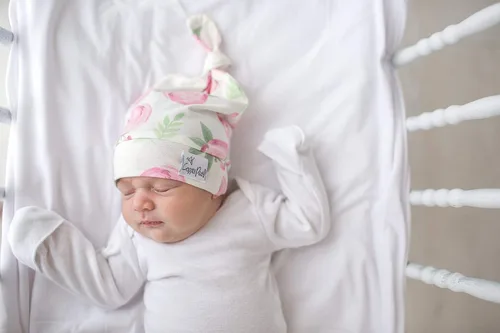 Miniatura 6 de Copper Pearl Baby Beanie Hat Top Knot