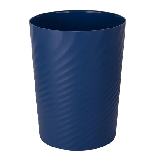 Miniatura 32 de UUJOLY Cubo de basura de plástico, cesta de basura para baños, cocinas, oficinas, habitaciones de niños, verde azulado Azul Oscuro