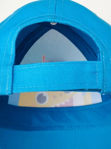 Miniatura 6 de Nickelodeon Gorro de tiburón para niños pequeños, paquete de 2 gorras de béisbol ajustables