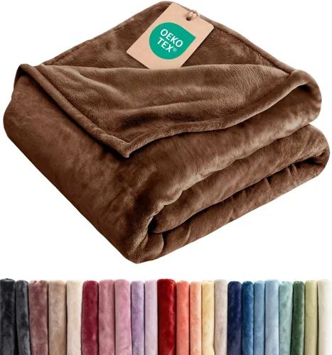 Miniatura 28 de Manta de forro polar ultrasuave para niños – Manta de franela de lujo para niños – Ligera para sofá, cama o silla – Gruesa, cálida y transpirable