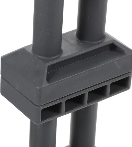 Miniatura 7 de Zerodeko Muelle de puente de tren de simulación de 6 piezas, soportes apilables para trenes de madera, accesorios ferroviarios para montantes