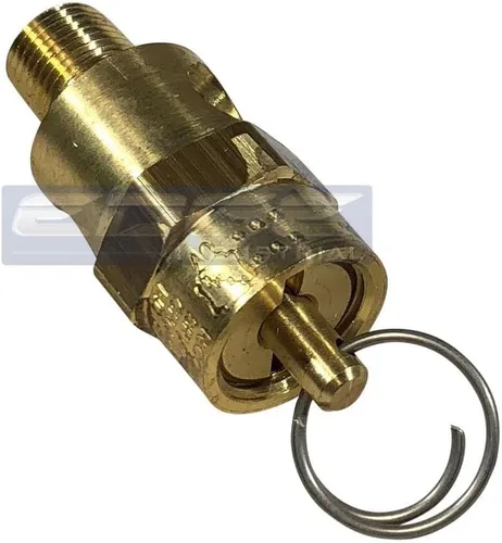 Miniatura 3 de ARC-POWER Válvula de alivio de seguridad del compresor de aire de 60 PSI, POP apagado, tanque de drenaje AIR, 1/8" NPT