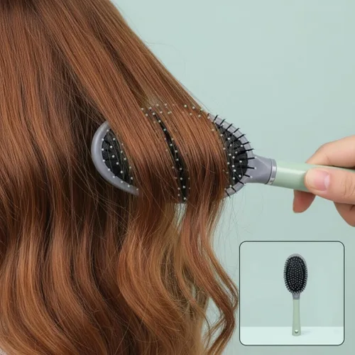 Miniatura 7 de Cepillo desenredante para el cabello, cerdas ultrasuaves, cepillo desenredante que se desliza por los nudos con facilidad en todo tipo de cabello