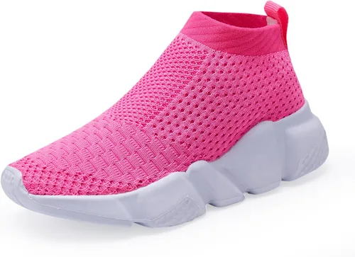 Casbeam Zapatos deportivos para caminar y correr para niños y niñas, transpirables, ligeros, ligeros, a la moda (babero para niños pequeños)