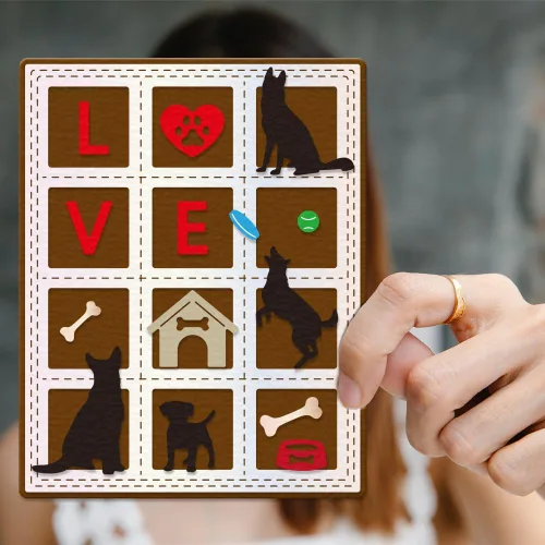 Miniatura 5 de GLOBLELAND Troqueles de corte para perros para hacer tarjetas, troqueles de corte para cachorros para manualidades, álbumes de recortes, diario