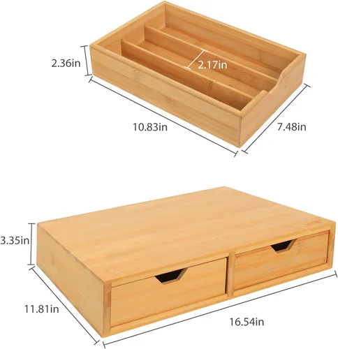 Miniatura 3 de HTB Soporte para tazas K compatible con tazas K, soporte para cápsulas de café con capacidad para 30 tazas, organizador de tazas K, cajón de 2.