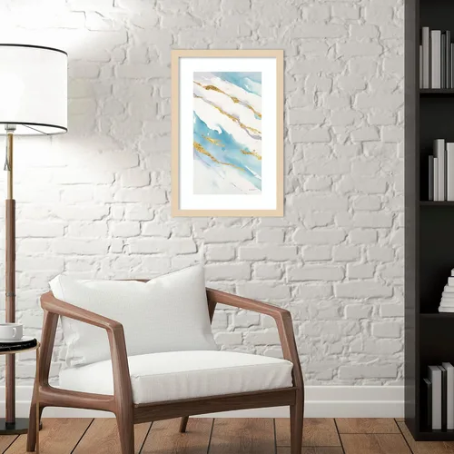 Miniatura 5 de Amanti Art Framed Wall Art Print 21x14 Drift v2 Crop by Mike Schick, Abstract Wall Art, Modern Contemporary Decor, Small Poster Painting Artwork for