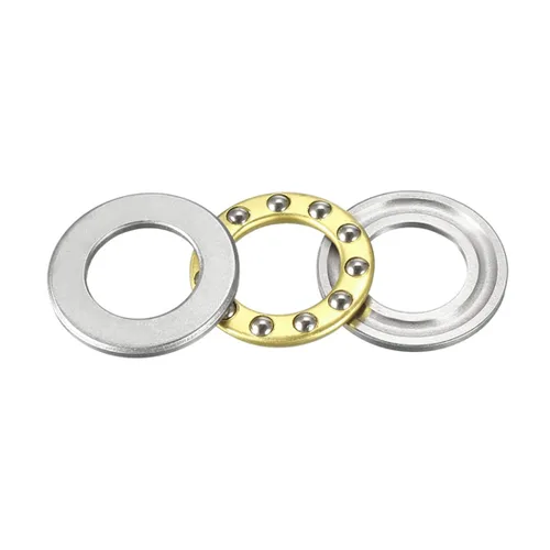 Miniatura 4 de uxcell F12-21M Rodamientos axiales de bolas de 0.472 in x 0.827 in x 0.197 in de acero cromado de una sola dirección 4pcs
