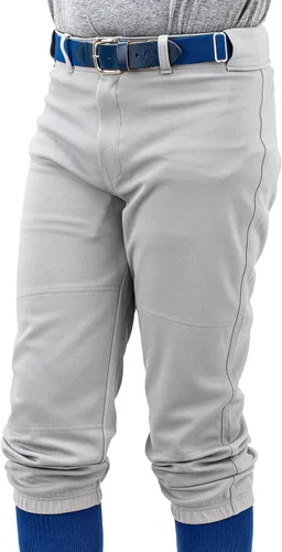 Miniatura 8 de Franklin Sports Pantalones de béisbol y sóftbol juveniles, hasta la rodilla + pantalones de béisbol de ajuste relajado para niños, color blanco