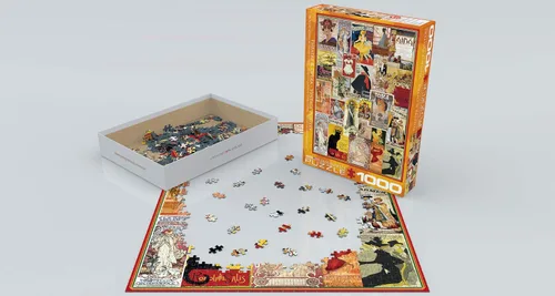 Miniatura 3 de EuroGraphics Ópera y teatro Vintage Collage Puzzle (1000 piezas) (6000-0935)