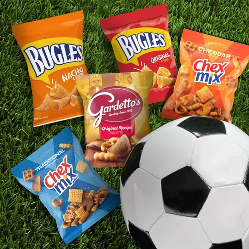 Miniatura 7 de Paquete variado de bocadillos Classic Mix, Bugles Original y queso Nacho, receta original de Gardetto's, Chex Mix Traditional y Cheddar, 20