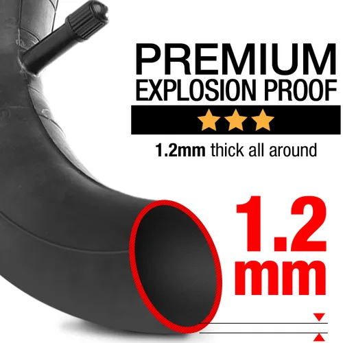Miniatura 2 de Dos tubos interiores de 16 pulgadas x 1.5/1.75 R y uno de 12.5 pulgadas x 1.75/2.15 F Premium a prueba de explosiones para todos los pasos de BOB