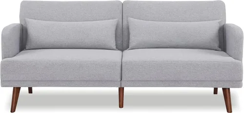 Miniatura 4 de Artdeco Home 76''Loveseat Sofa,Convertible Sofa Bed with Adjustable Backrest,Removable Armrests,Sleeper Sofa with 2 Pillows for Small Spaces, Living