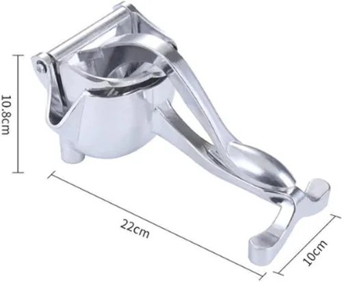 Miniatura 6 de Exprimidor manual de frutas de acero inoxidable: Exprimidor de prensa de limón resistente para extracción de cítricos sin esfuerzo, exprimidor