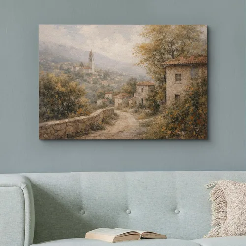 Miniatura 126 de wall26 Prado con álamos por Claude Monet - Arte moderno impresionista, arte en lienzo para el hogar, 12 x 18 pulgadas