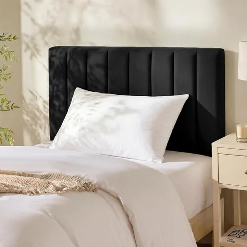 Miniatura 21 de Hearth & Harbor Cabecera tapizada Queen – Cabecera cosida de canal fácil de montar tamaño Queen – Cabeceras montadas en la pared con paneles