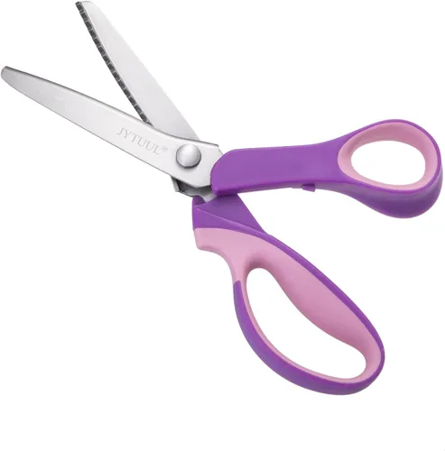 Miniatura 16 de Tijeras de sastre profesionales resistentes, afiladas de acero inoxidable de 8 pulgadas, tijeras de modista doradas, tijeras de tela multiusos