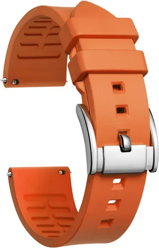 BINLUN Correas de reloj de silicona de liberación rápida de caucho fluorado, correas de reloj de 0.748 in, 0.787 in, 0.827 in, 0.866 in y 0.945 in,
