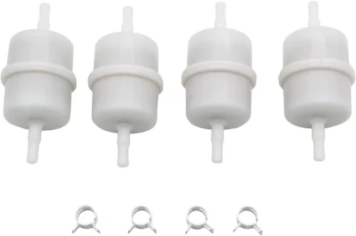 Filtros de combustible de alto rendimiento (paquete de 4) 24 050 13-S - 15 micras compatibles con Kohler CH20S - CH25S, CH670S - CH750S, LH640S -