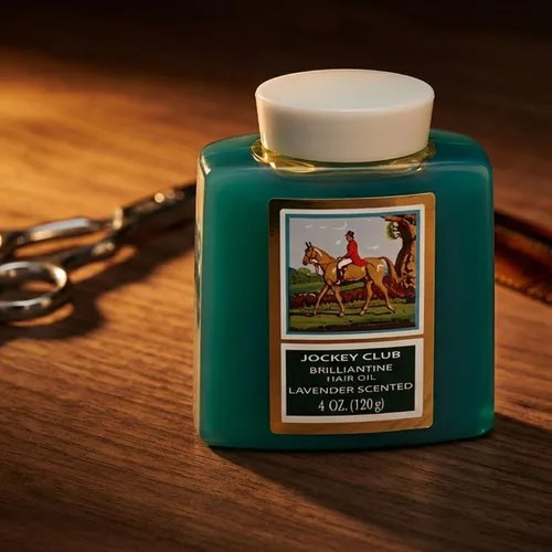 Miniatura 9 de Jockey Club Solid Brilliantine - Aceite para peinar el cabello, ayuda a suavizar todo tipo de cabello, aroma a lavanda, tarro de plástico de 4 onzas