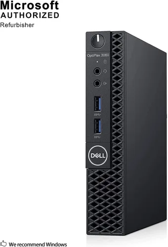Miniatura 2 de Dell Microcomputadora de escritorio Opticlex 3060, Intel i5-8400 2.1GHz, memoria de 16 GB, SSD de 512 GB, teclado y mouse con cable, Windows 10 Pro