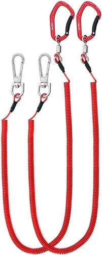 Miniatura 19 de HERCULES M4 Fishing Lanyard, Fishing Pole Tether, Kayak Paddle Leash, Heavy Duty Retractable Coiled Lanyard for Fishing, Rods, Pliers, Boating