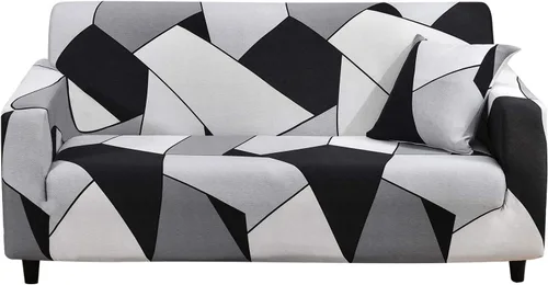 Miniatura 17 de MIFXIN Funda elástica para sofá, 1 pieza, funda elástica para sillón de 1 plaza, protector de muebles, funda elástica lavable para sala de estar