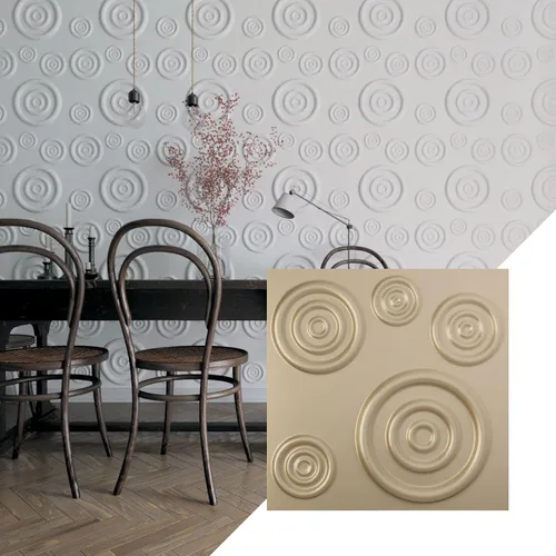 Miniatura 14 de Ekena Millwork 19 5/8 pulgadas de ancho x 19 5/8 pulgadas de alto Reece EnduraWall Panel de pared decorativo 3D, cobre envejecido