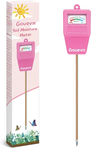 Miniatura 8 de Gouevn Medidor de humedad del suelo, medidor de humedad para plantas en interiores y exteriores, sensor de humedad higrómetro, probador de suelo