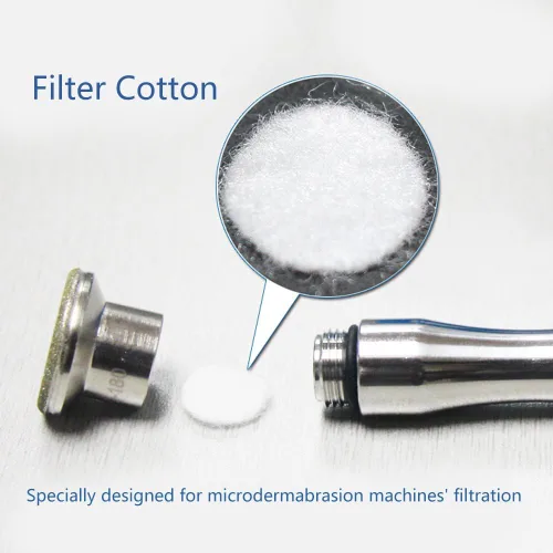 Miniatura 4 de 100 filtros de algodón, filtro de repuesto de algodón, filtro de esponja de 7 diámetros diferentes para varios tipos de máquina de belleza, máquina