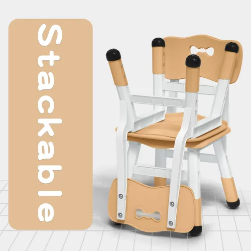Miniatura 6 de WHY TOYS Sillas Ajustables para Niños de Interior con 3 Niveles de Ajuste Adecuadas para Niños de 2 a 6 Años. Capacidad Máxima de Carga 220 LBS
