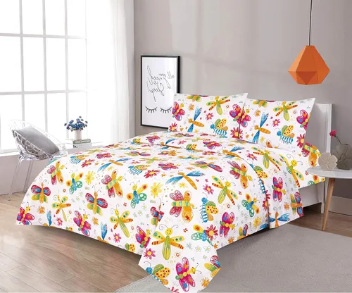 Miniatura 4 de Juego de edredón para cama individual y queen para niño y niña, con fundas de almohada, juego de sábanas y almohada decorativa con juguete, varios