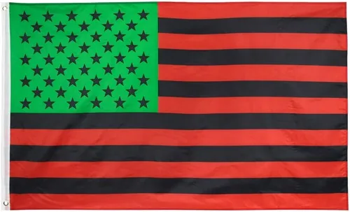 Bandera afroamericana de liberación negra UNIA de 3 x 5 pies Afro US