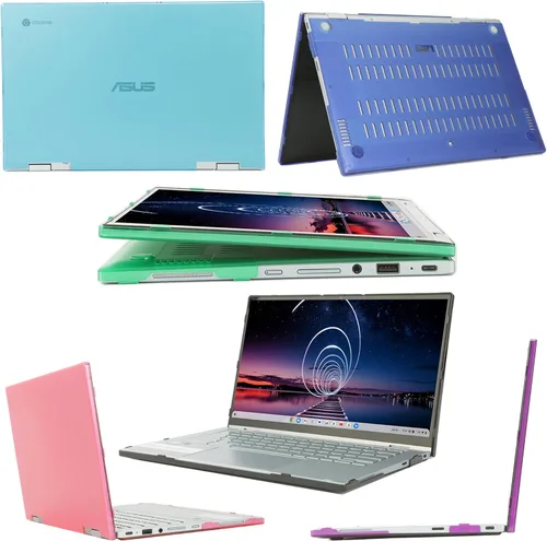 Miniatura 5 de mCover Funda solo compatible con computadoras convertibles 2 en 1 ASUS Chromebook Flip C433TA Series 2 en 1 2019 ~ 2023 de 14 pulgadas