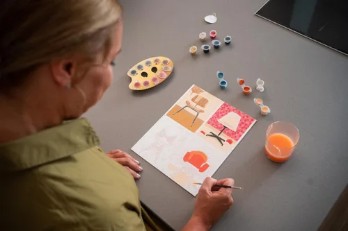 Miniatura 4 de Ravensburger CreArt Eames Take a Seat Kit de pintura por números para adultos, pintura de artes y manualidades para edades de 12 años en adelante
