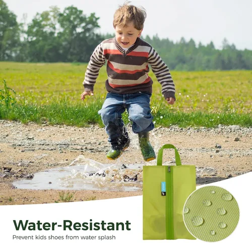 Miniatura 3 de pack all Bolsa de zapatos para niños para viajes, bolsa de zapatos resistente al agua para gimnasio, bolsa de tacos de fútbol resistente al olor