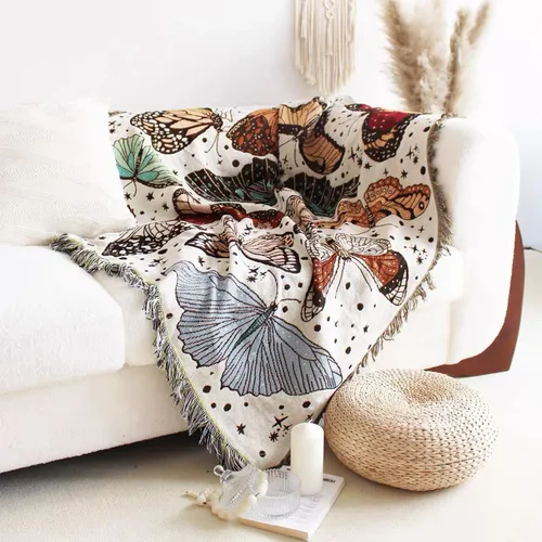 Miniatura 12 de Hopstar - Manta suelta azteca Navajo mantas indias y cobijas Boho decoración occidental cobija de sofá para cama, sofá, sala de estar, playa