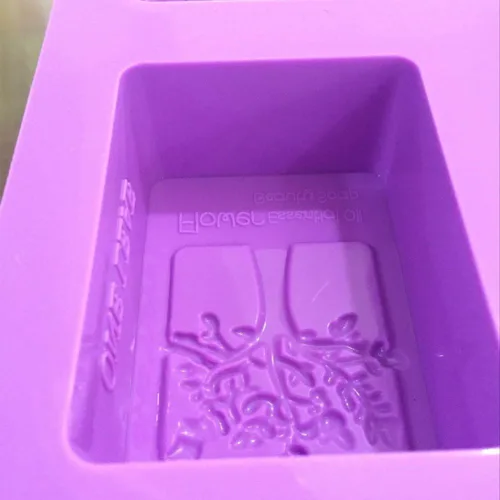 Miniatura 6 de Echodo - Molde rectangular de silicona para jabón de 4 cavidades, molde de silicona hecho a mano para velas de jabón