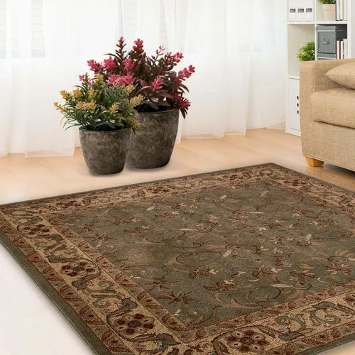 Miniatura 8 de SUPERIOR - Alfombra de área para interiores con respaldo de yute, alfombras para dormitorio, sala de estar/comedor, oficina, cocina, decoración Verde