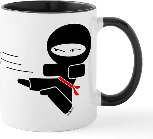 Miniatura 34 de CafePress Ascii - Taza de café de cerámica, taza de té, 11 onzas